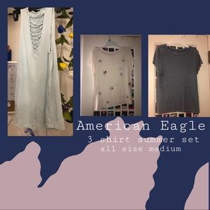 3 American Eagle Shirts